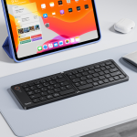 Hoco Foldable Mini and Ultra Thin Wireless Keyboard (QWERTY) GM71 - Black